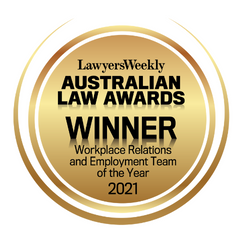 Workplace Relations and Employment Team of the Year logo